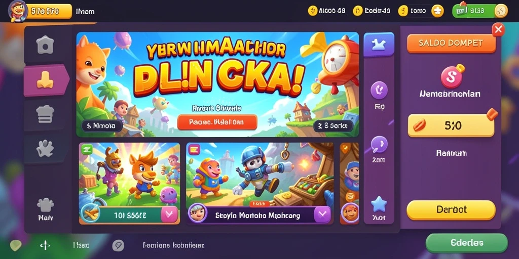 vespa69 - Menunjukkan berbagai mode permainan yang tersedia.